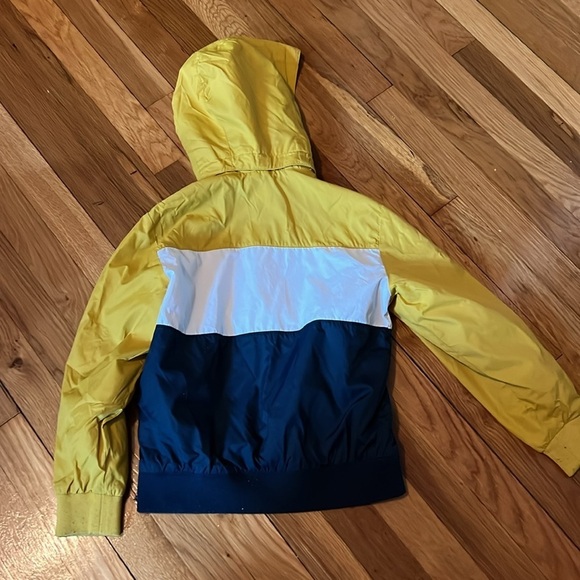 H&M chill tricolor removable hood windbreaker 6-8Y - Picture 6 of 7